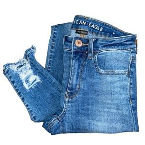 American Eagle Distressed Jegging